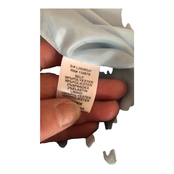 Love Tree size large light blue waterfall open front jacket - Picture 10 of 15